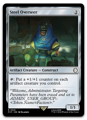 Steel overseer 241 - steel, (nm)