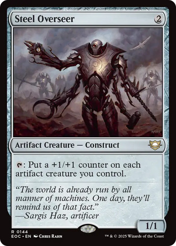 Mtg steel overseer edge - steel, of