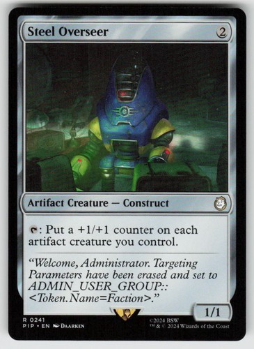 Steel overseer rare universi - steel,