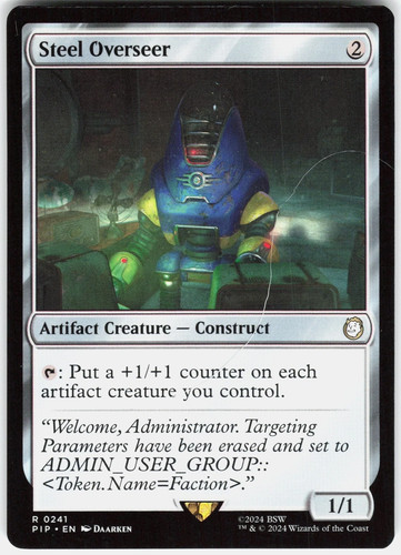Steel overseer universes - r,